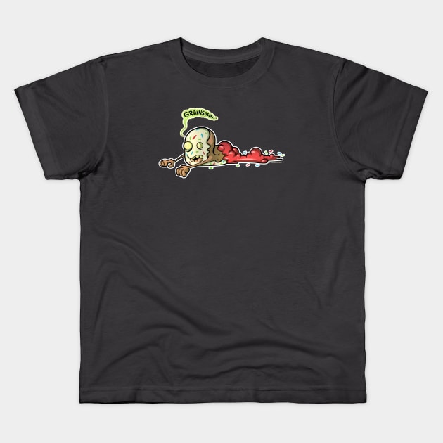 Zombie Donut Kids T-Shirt by Dustinart